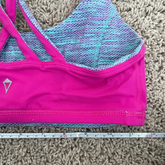 Ivivva by Lululemon Girls Reversible Cross Back Sports Bra - Picture 3 of 5